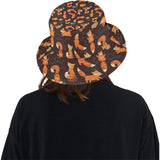 Fox Pattern Unisex Bucket Hat