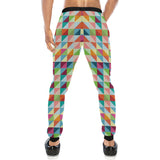 Rainbow Geometric Pattern Unisex Casual Sweatpants