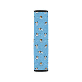 Jack Russel Pattern Print Design 04 Car Seat Belt Cover