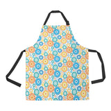 Gear Pattern Print Design 04 Adjustable Apron