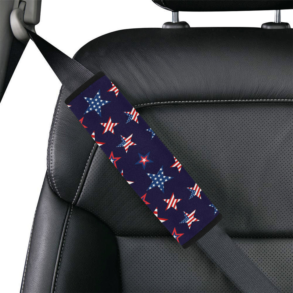 USA Star Pattern Theme Car Seat Belt Cover