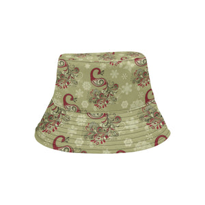 Peacock Tribal Pattern Unisex Bucket Hat