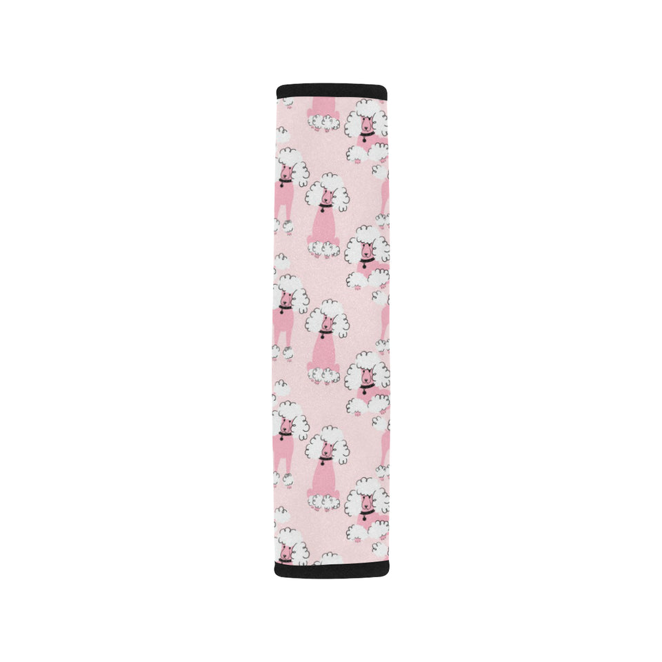 Poodle Pattern Car Seat Belt Cover