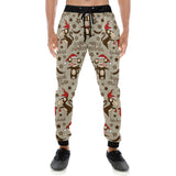 Monkey Christmas Pattern Unisex Casual Sweatpants