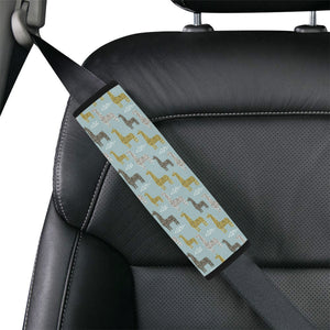 Giraffe Pattern Print Design 03 Car Seat Belt Cover