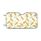 Corn Pattern Print Design 04 Car Sun Shade