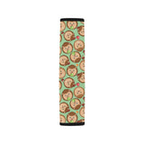 Hedgehog Pattern Print Design 01 Car Seat Belt Cover