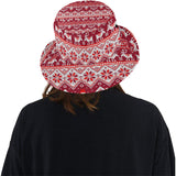 Snowman Sweater Printed Pattern Unisex Bucket Hat