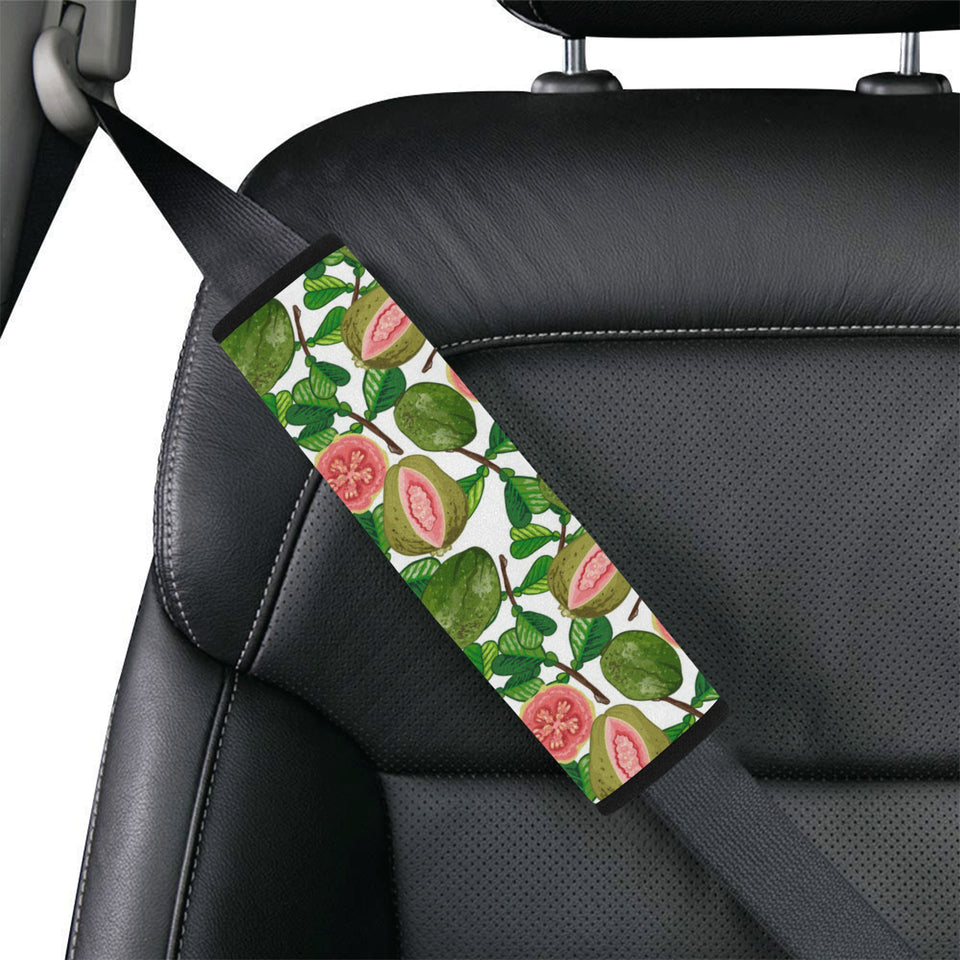 Guava Leaves Pattern Car Seat Belt Cover