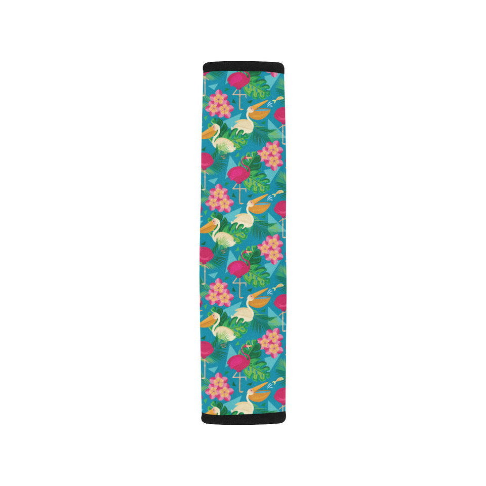 Pelican Pattern Print Design 03 Car Seat Belt Cover