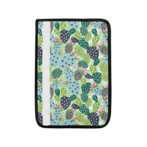 Cactus Pattern Background Car Seat Belt Cover