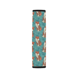 Fox Tribal Pattern Background Car Seat Belt Cover