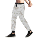 Windmill Pattern Background Unisex Casual Sweatpants