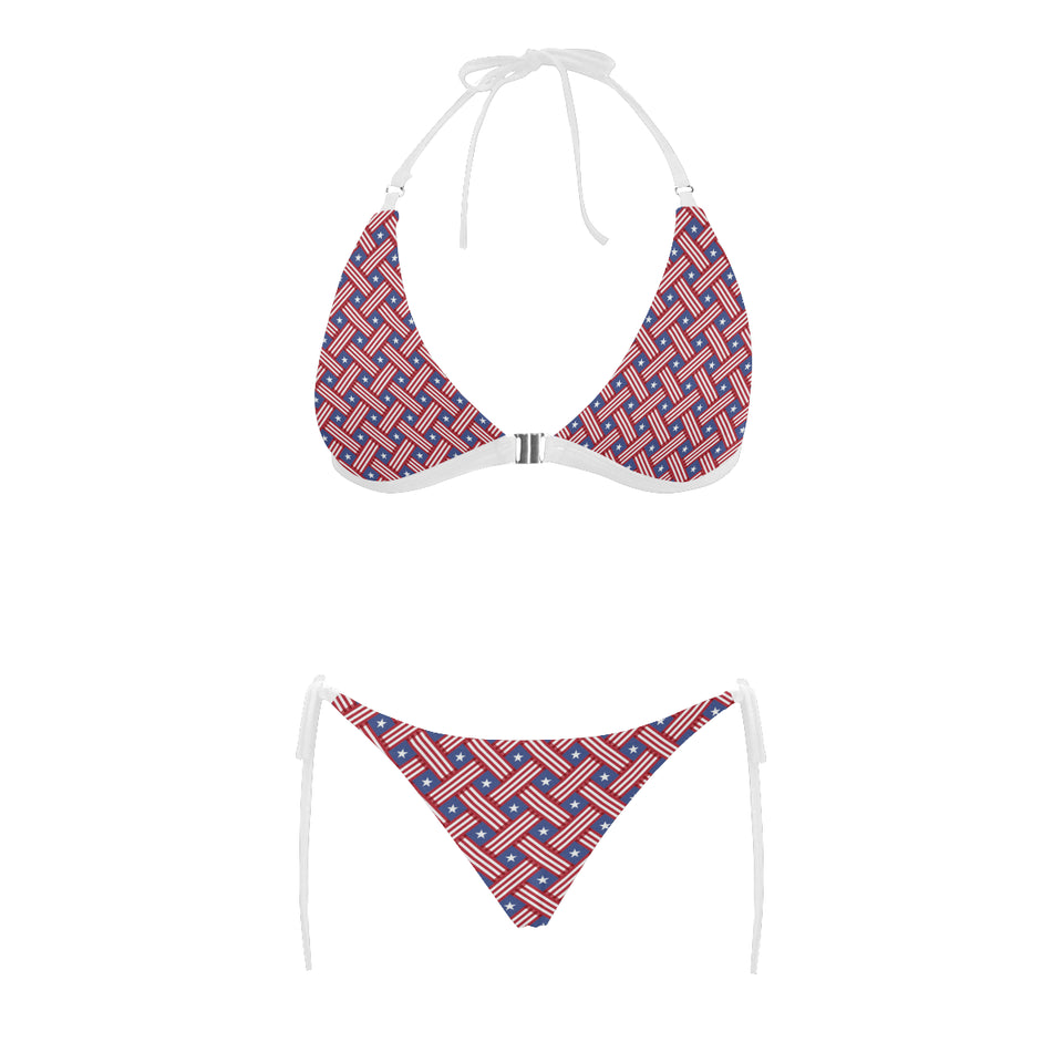 USA Star Stripe Pattern Sexy Bikinis Two-Pieces Swimsuits