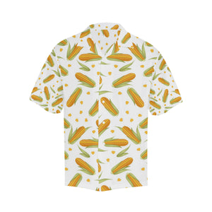 Corn Pattern Print Design 04 Men's All Over Print Hawaiian Shirt (Model T58)