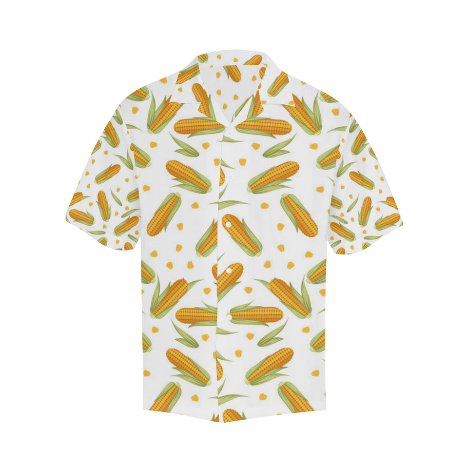 Corn Pattern Print Design 04 Men's All Over Print Hawaiian Shirt (Model T58)