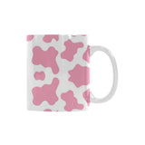 Pink Cow Skin Pattern Classical White Mug (FulFilled In US)