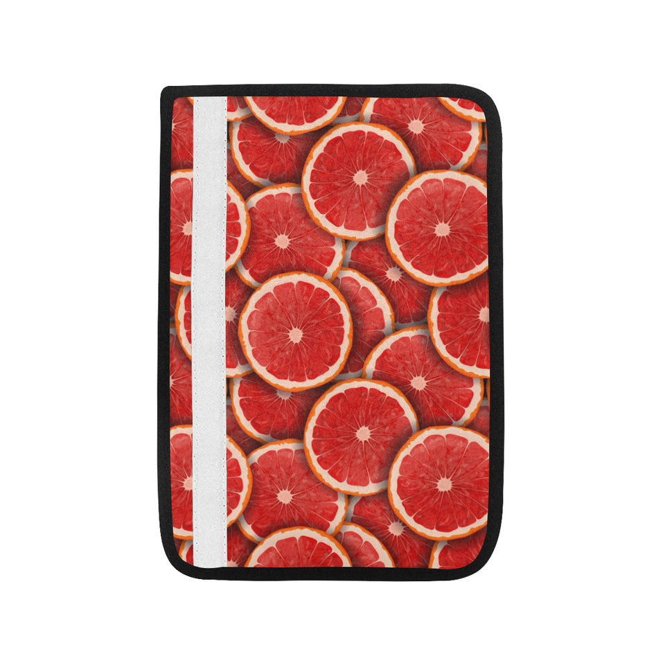 Sliced Grapefruit Pattern Background Car Seat Belt Cover