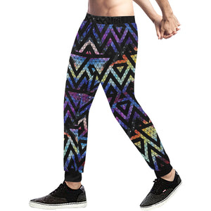 Space Colorful Tribal Galaxy Pattern Unisex Casual Sweatpants