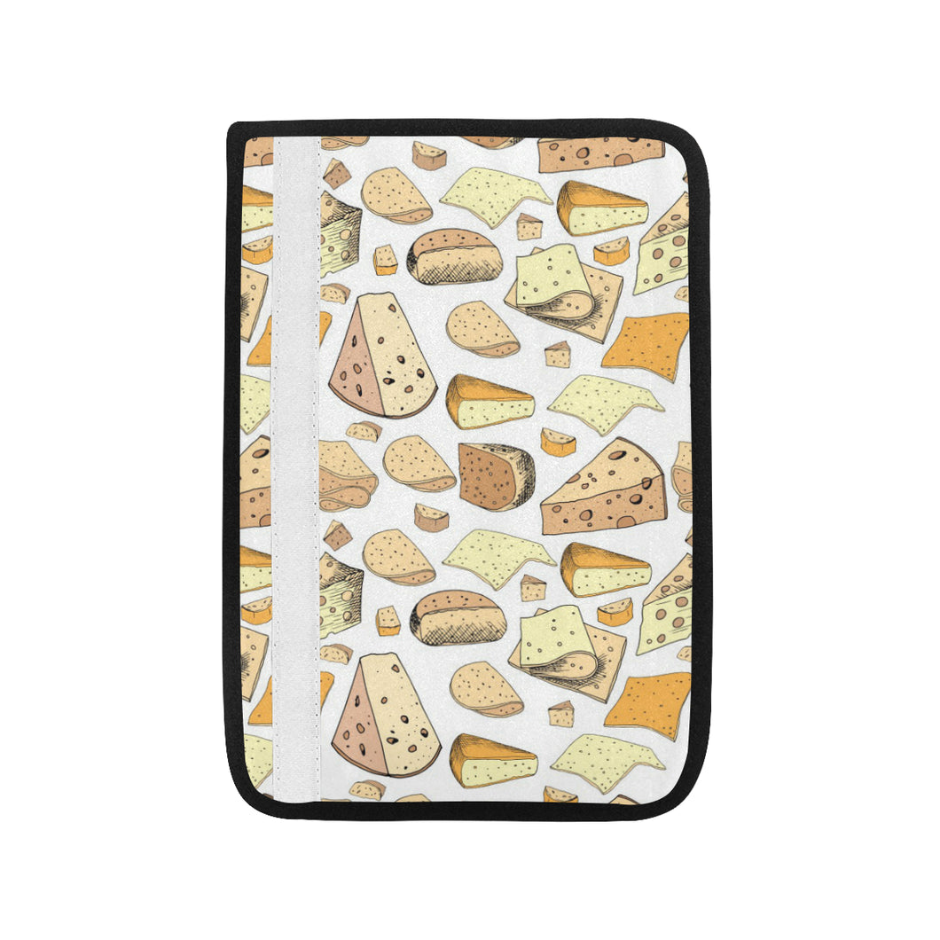 Cheese Pattern Theme Car Seat Belt Cover