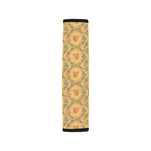 Squirrel Pattern Print Design 01 Car Seat Belt Cover