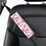 Pink Sakura Pattern Car Seat Belt Cover