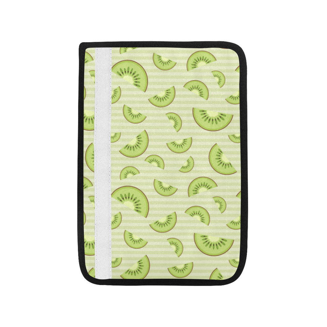 Kiwi Pattern Striped Background Car Seat Belt Cover