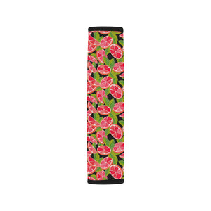 Grapefruit Leaves Pattern Car Seat Belt Cover