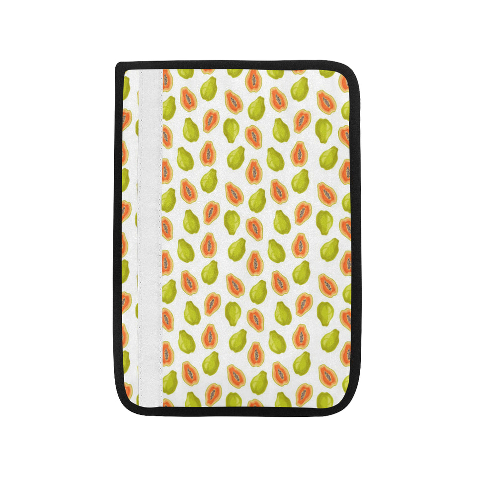 Papaya Pattern Theme Car Seat Belt Cover