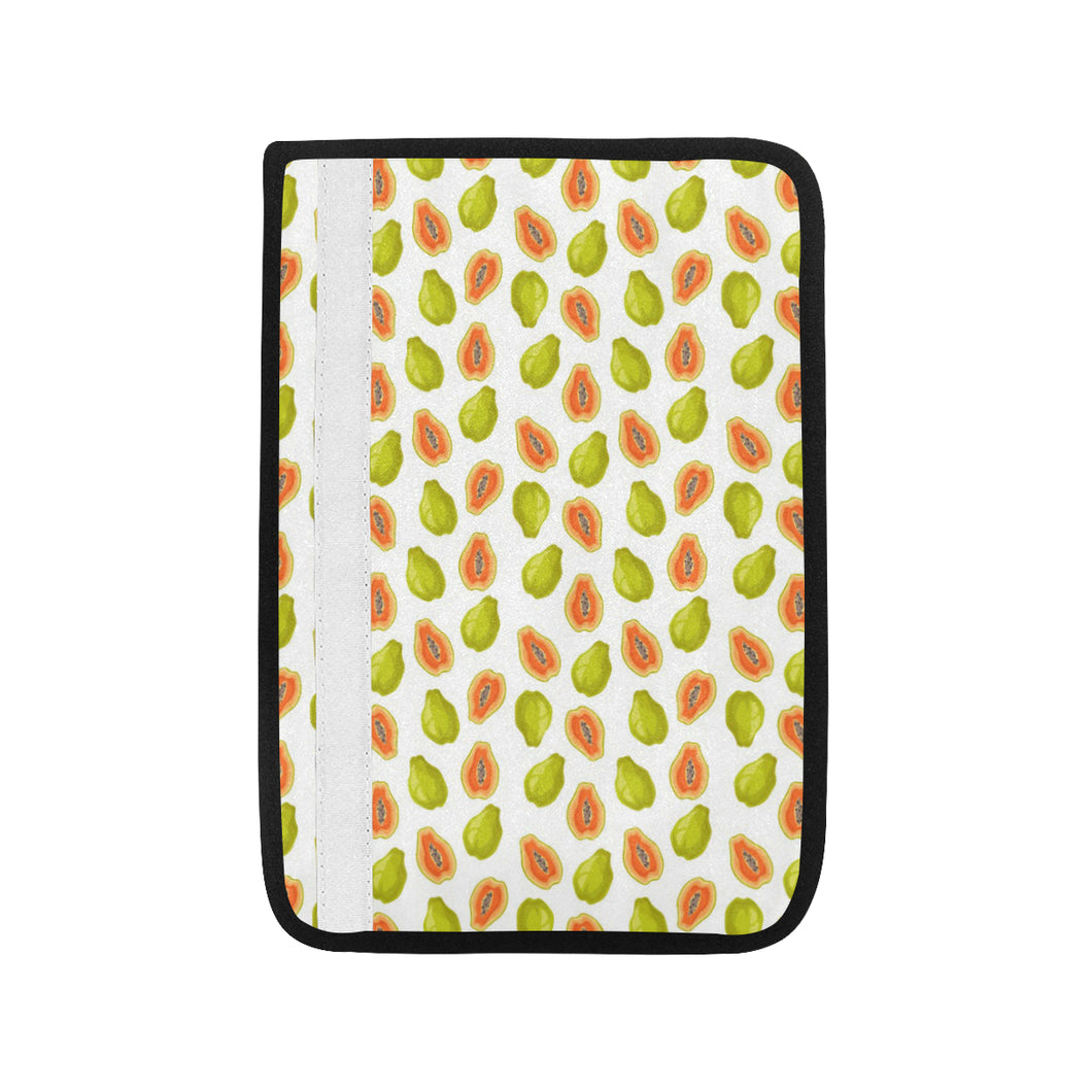 Papaya Pattern Theme Car Seat Belt Cover