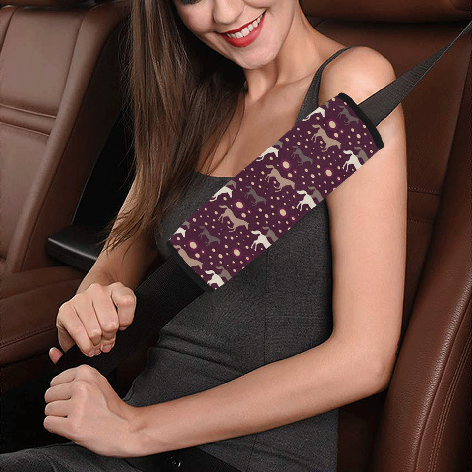 Horse Pattern Background Car Seat Belt Cover