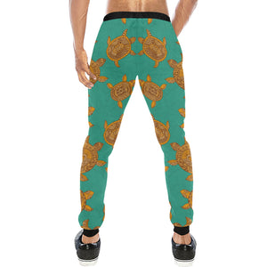 Sea Turtle Tribal Aboriginal Pattern Unisex Casual Sweatpants