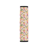 Hummingbird Pattern Print Design 03 Car Seat Belt Cover