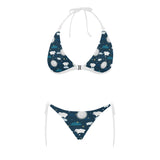 Sheep Playing Could Moon Pattern Sexy Bikinis Two-Pieces Swimsuits
