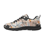 Toucan Theme Pattern Men's Sneakers Black