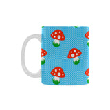 Mushroom Pokkadot Pattern Classical White Mug (FulFilled In US)