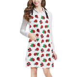 Ladybug Pattern Print Design 01 Adjustable Apron