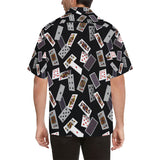 Casino Cards Suits Pattern Print Design 05 Men's All Over Print Hawaiian Shirt (Model T58)