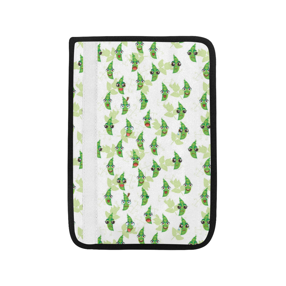 Green Peas Pattern Print Design 04 Car Seat Belt Cover