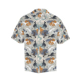 Greyhound Pattern Print Design 04 Men's All Over Print Hawaiian Shirt (Model T58)