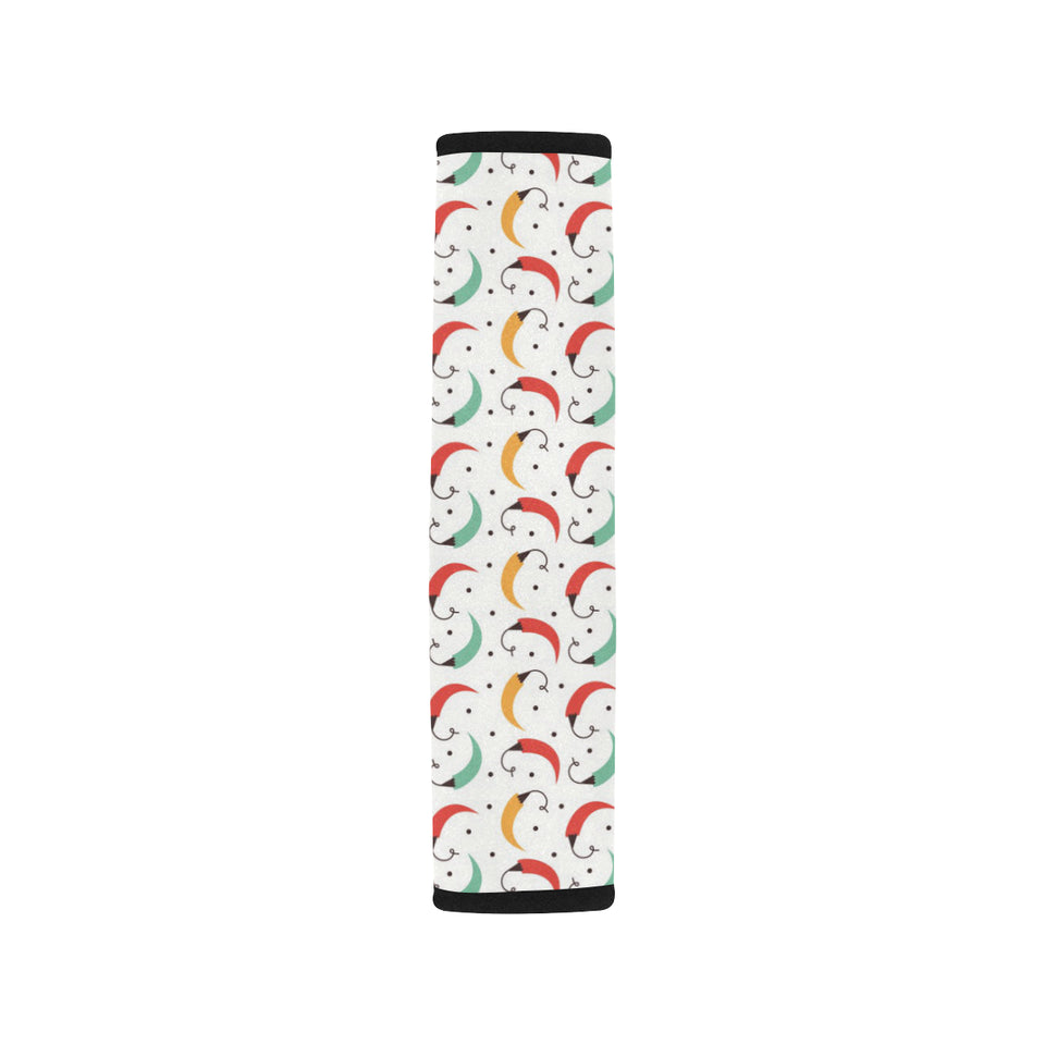 Red Green Yellow Chili Pattern Car Seat Belt Cover