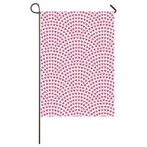 Heart Wave Pattern House Flag Garden Flag