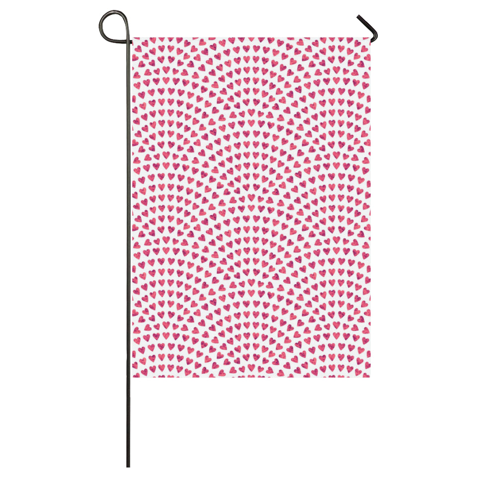 Heart Wave Pattern House Flag Garden Flag