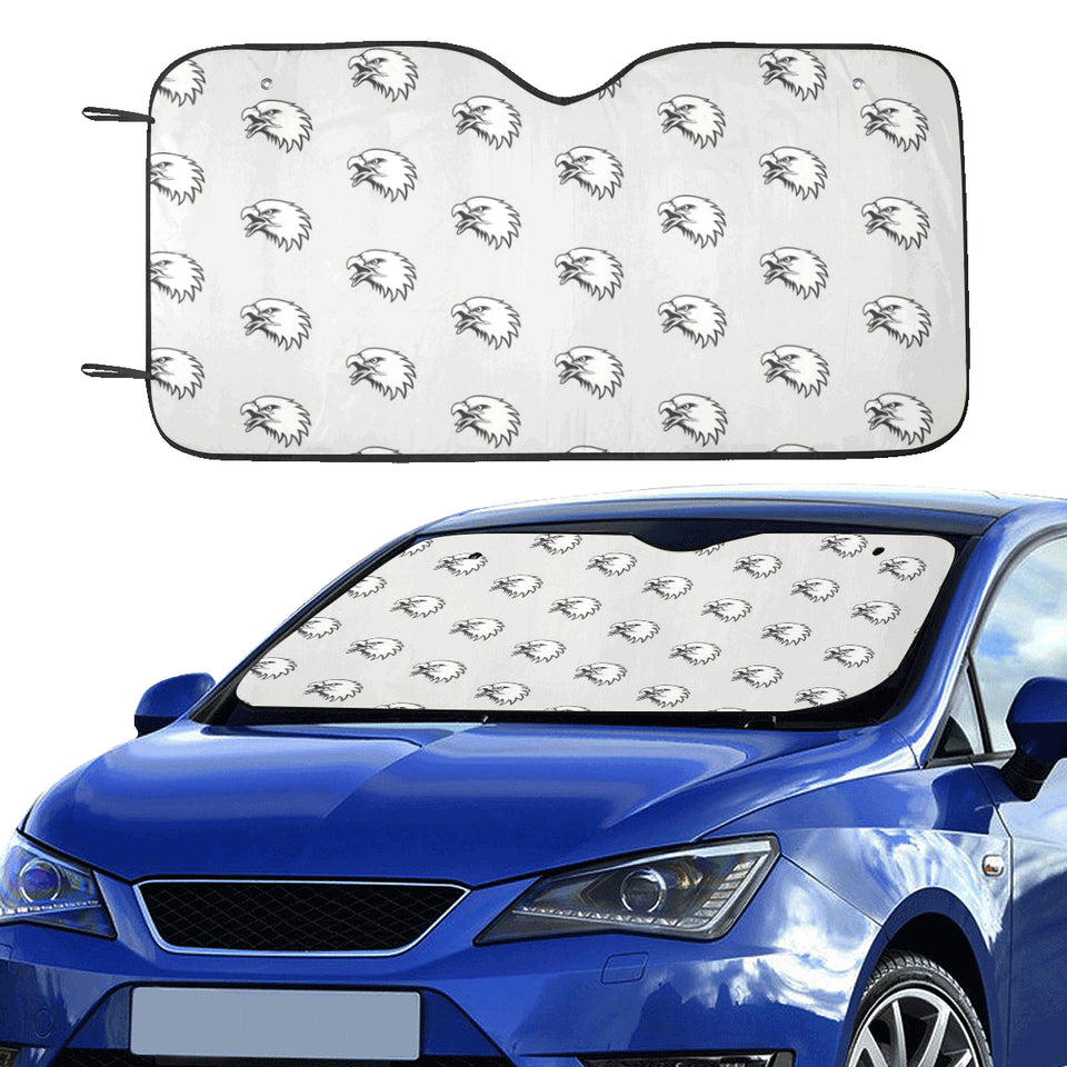 Eagle Pattern Print Design 03 Car Sun Shade