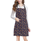 Eiffel Tower Pattern Print Design 02 Adjustable Apron