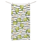 Guava Pattern Stripe background Bath Towel