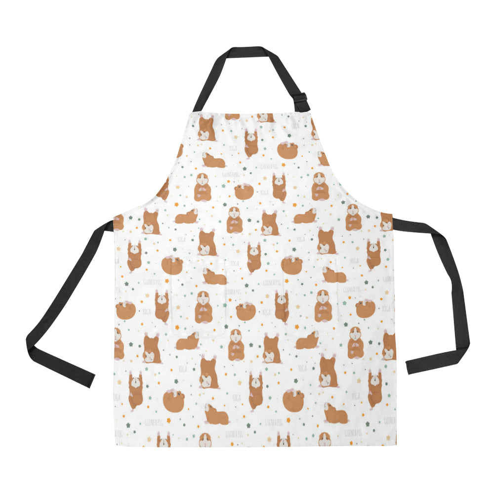 Guinea Pig Pattern Print Design 01 Adjustable Apron