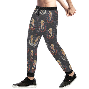 Seahorse Pattern Unisex Casual Sweatpants