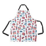 British Pattern Print Design 05 Adjustable Apron