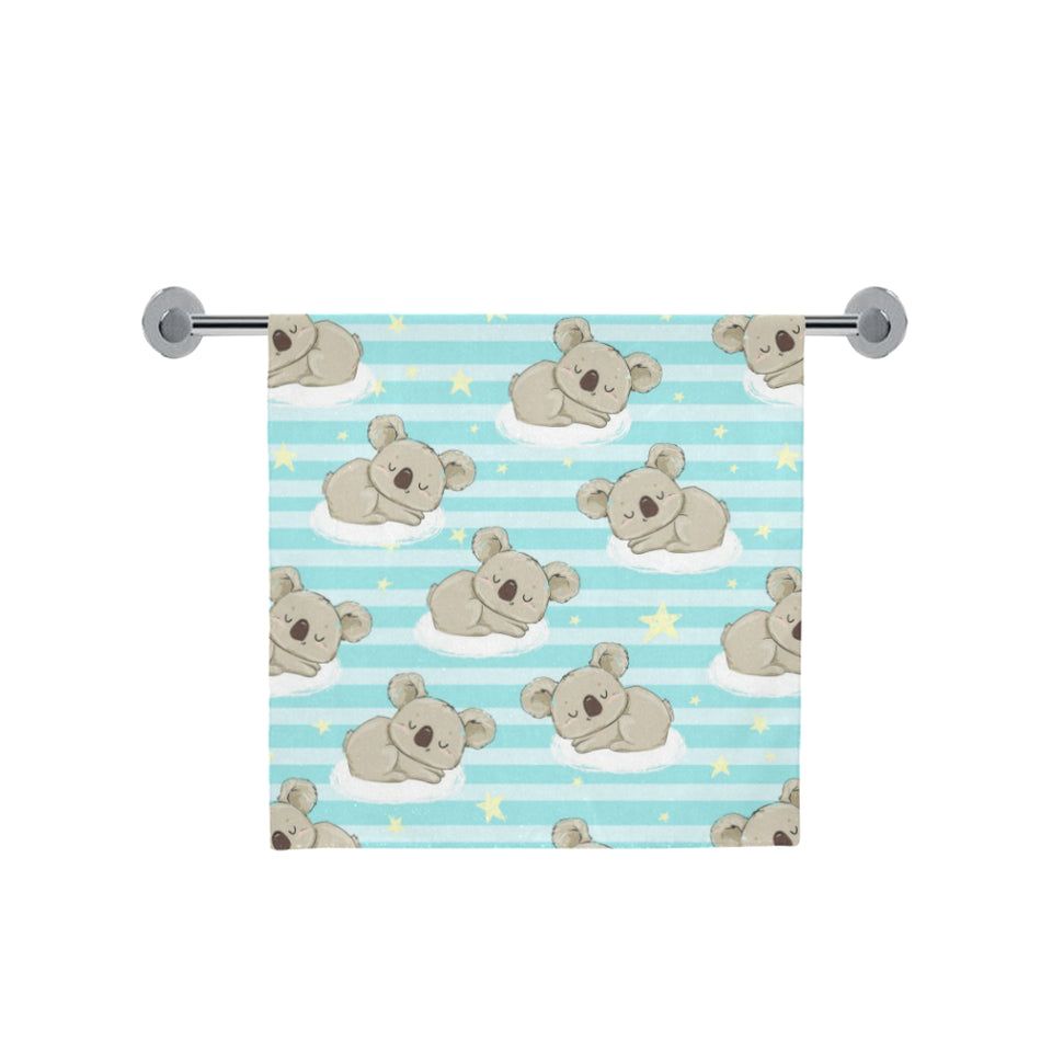 Sleep Koala Pattern Bath Towel